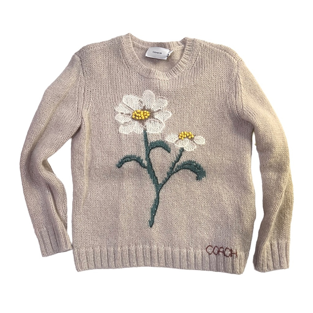 Coach Daisy Embroidered Sweater